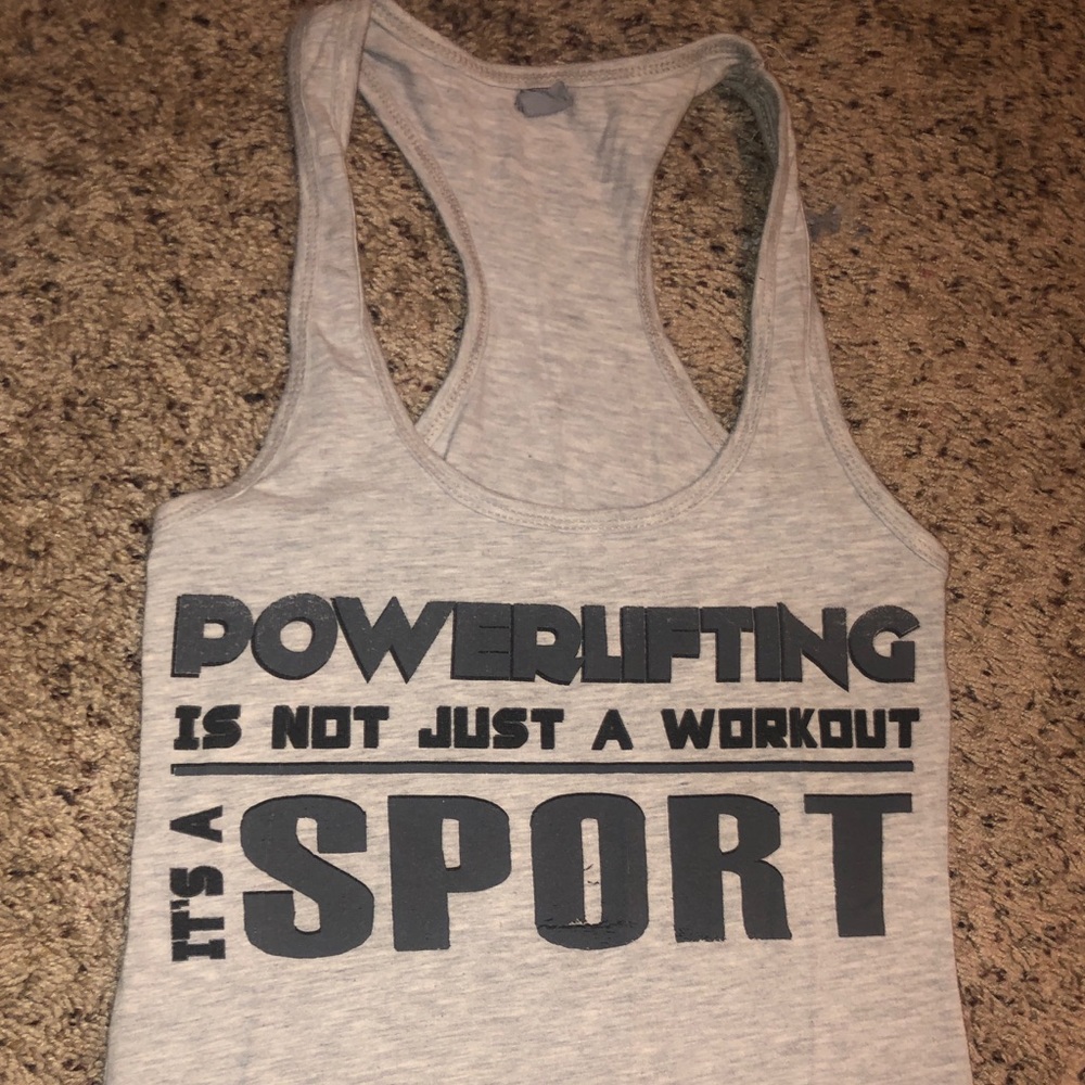 Racer back tank top